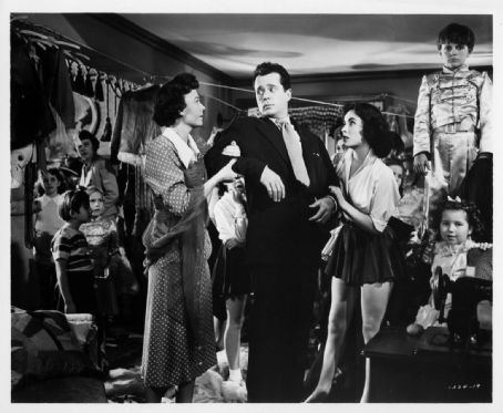 Elizabeth Taylor and Larry Parks